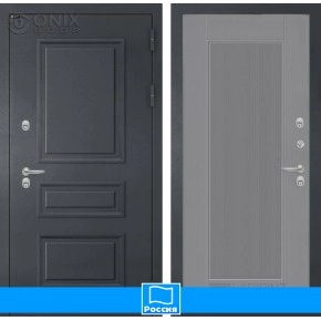 Входная дверь Атлантик 30 - Серый рельеф софт