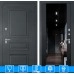 Входная дверь Атлантик с Зеркалом тонированным Максимум - Черный кварц