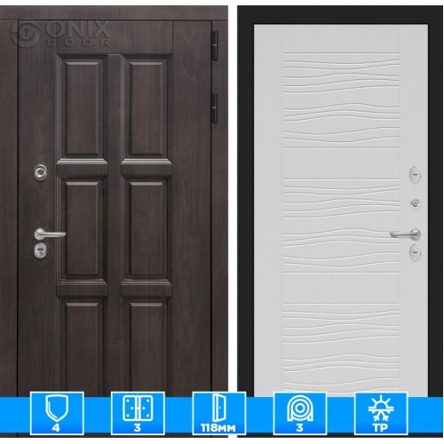 Входная дверь Лондон 06 - Белое дерево