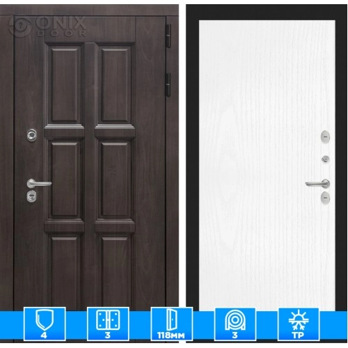 Входная дверь Лондон 07 - Белое дерево