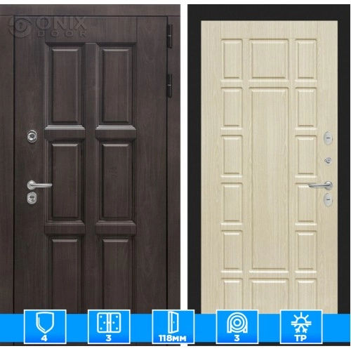 Входная дверь Лондон 12 - Беленый дуб