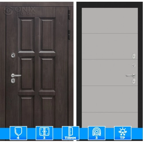 Входная дверь Лондон 13 - Грей софт