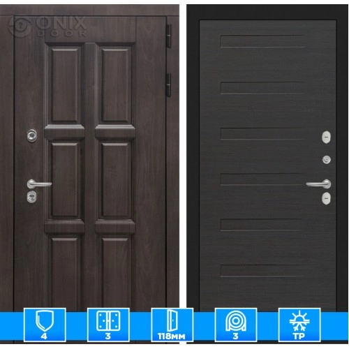 Входная дверь Лондон 14 - Эковенге поперечный