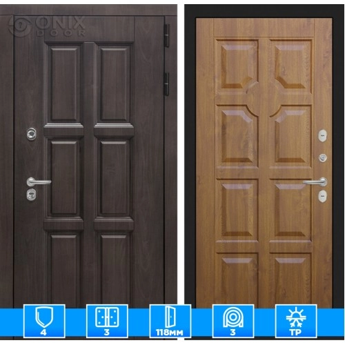 Входная дверь Лондон 17 - Золотой дуб