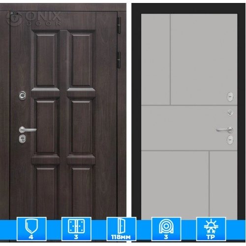 Входная дверь Лондон 21 - Грей софт