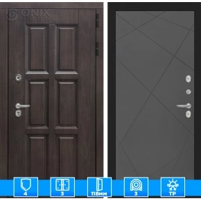 Входная дверь Лондон 24 - Графит софт