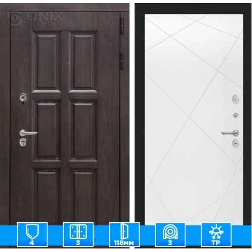 Входная дверь Лондон 24 - Белый софт