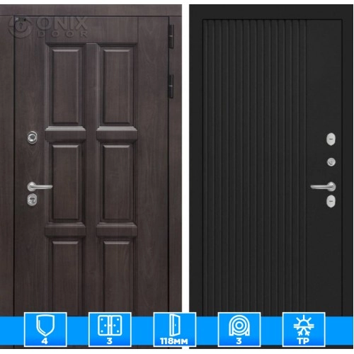 Входная дверь Лондон 29 - Черный кварц