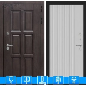 Входная дверь Лондон 29 - Белый рельеф софт