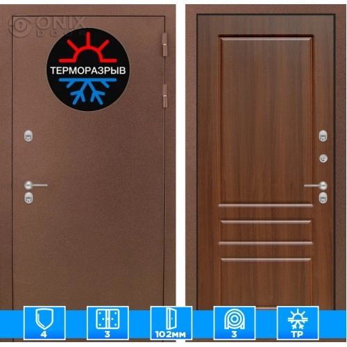 Входная дверь Термо Магнит 03 - Орех бренди