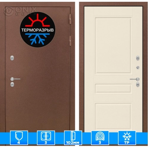 Входная дверь Термо Магнит 03 - Крем софт
