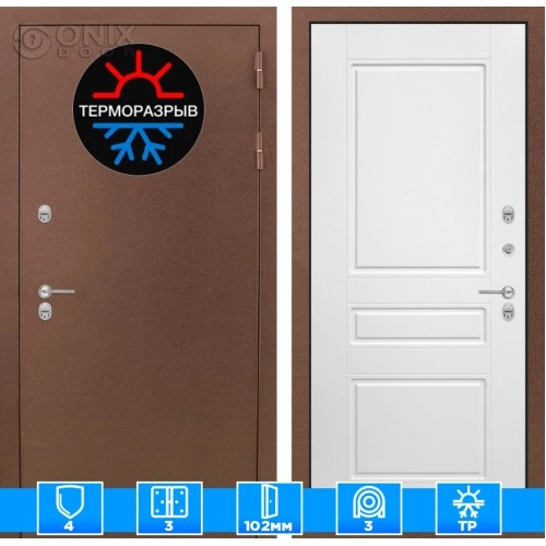 Входная дверь Термо Магнит 03 - Белый софт