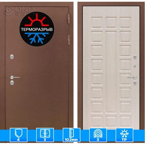 Входная дверь Термо Магнит 04 - Беленый дуб