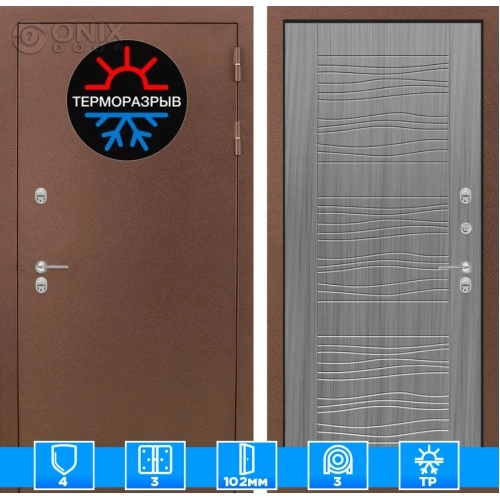 Входная дверь Термо Магнит 06 - Сандал серый