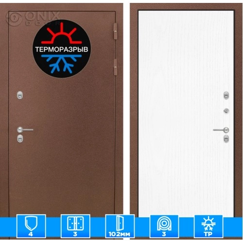 Входная дверь Термо Магнит 07 - Белое дерево