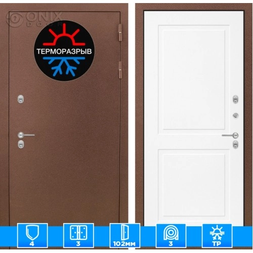 Входная дверь Термо Магнит 11 - Белый софт