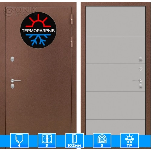 Входная дверь Термо Магнит 13 - Грей софт