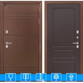 Входная дверь Термо Лайт 03 - Орех премиум