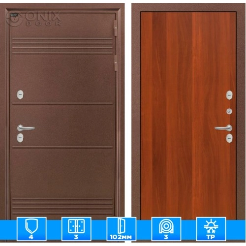 Входная дверь Термо Лайт 05 - Итальянский орех