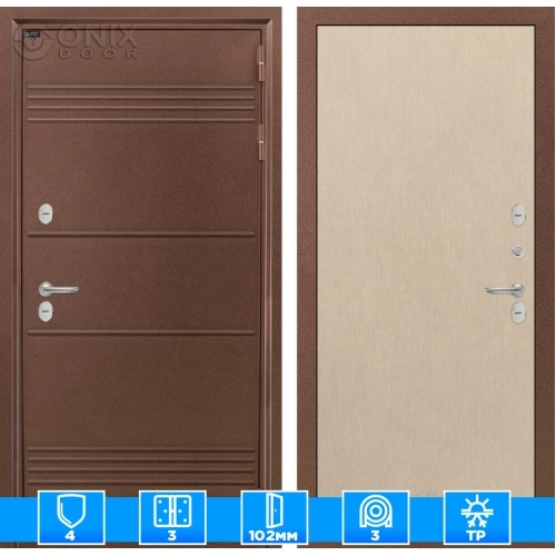 Входная дверь Термо Лайт 05 - Венге светлый