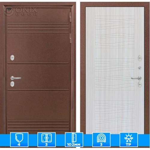 Входная дверь Термо Лайт 06 - Сандал белый