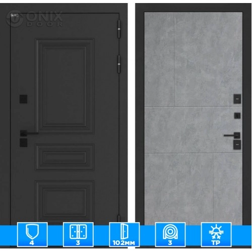 Входная дверь Аляска Лайт 21 - Бетон светлый