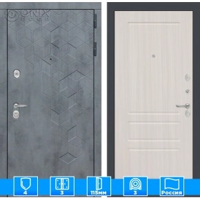 Входная дверь Бетон 03 - Сандал белый