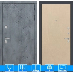 Входная дверь Бетон 05 - Венге светлый