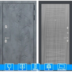 Входная дверь Бетон 06 - Сандал серый