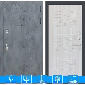 Входная дверь Бетон 06 - Сандал белый