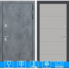 Входная дверь Бетон 13 - Грей софт