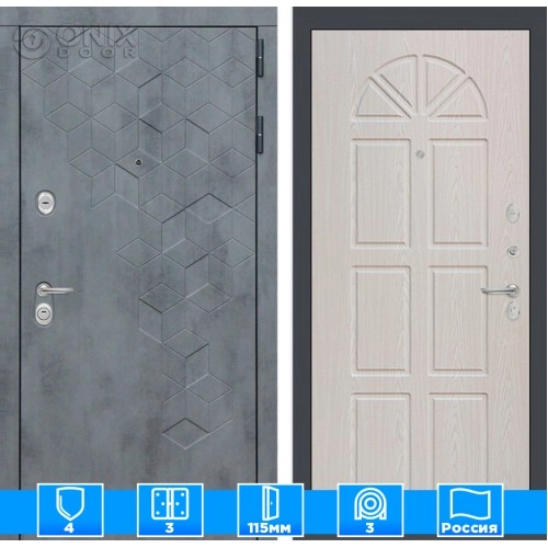 Входная дверь Бетон 15 - Алмон 25