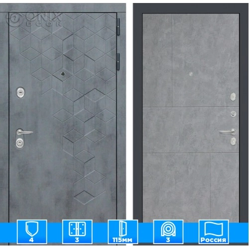 Входная дверь Бетон 21 - Бетон светлый