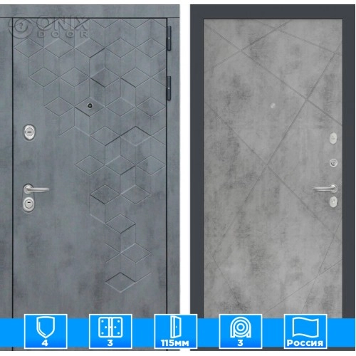 Входная дверь Бетон 24 - Бетон светлый