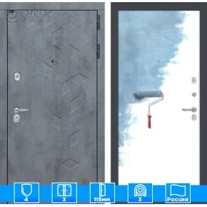 Входная дверь Бетон 28 - Грунт под покраску