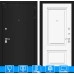 Входная дверь CLASSIC шагрень черная 26 - Эмаль RAL 9003
