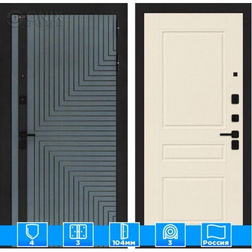 Входная дверь CREDOR 03 - Крем софт