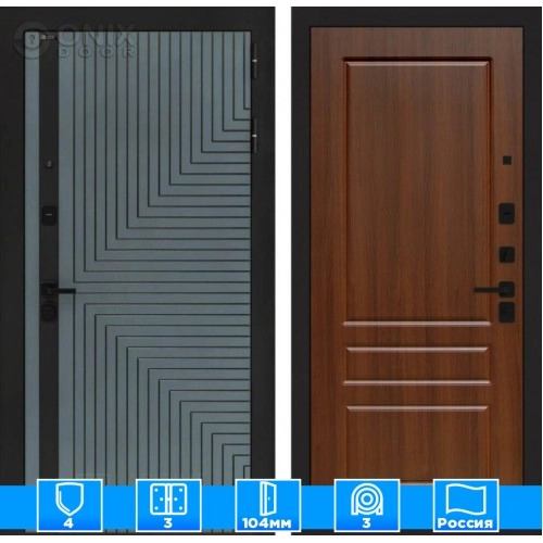 Входная дверь CREDOR 03 - Орех бренди