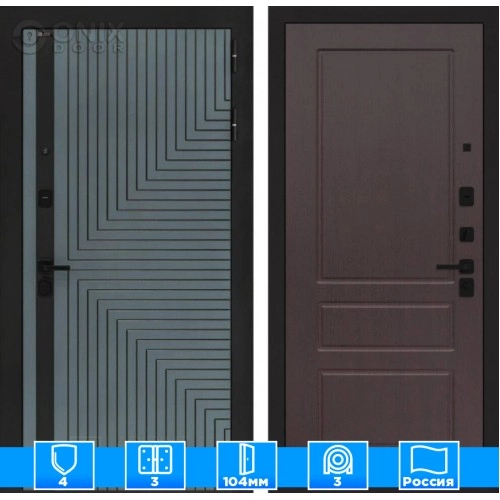 Входная дверь CREDOR 03 - Орех премиум