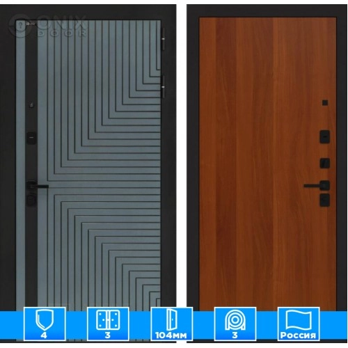 Входная дверь CREDOR 05 - Итальянский орех