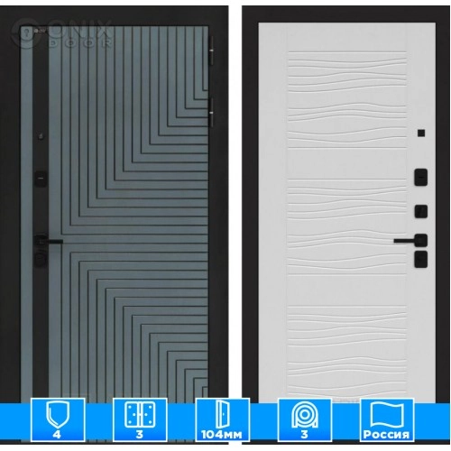 Входная дверь CREDOR 06 - Белое дерево