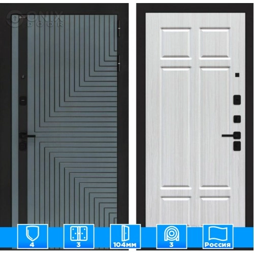 Входная дверь CREDOR 08 - Кристалл вуд