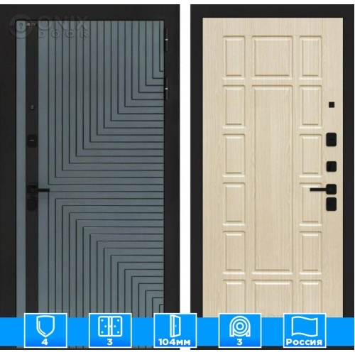 Входная дверь CREDOR 12 - Беленый дуб