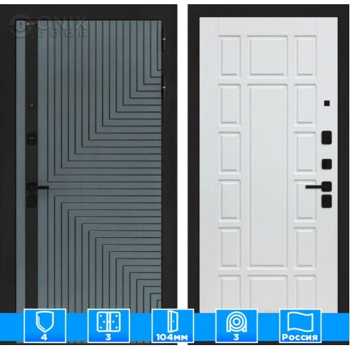 Входная дверь CREDOR 12 - Белое дерево