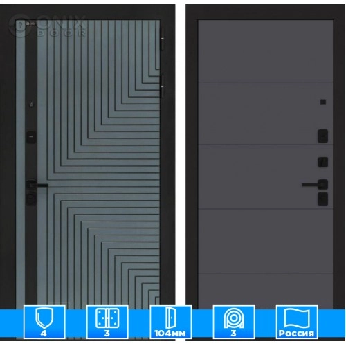 Входная дверь CREDOR 13 - Графит софт