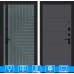 Входная дверь CREDOR 13 - Графит софт