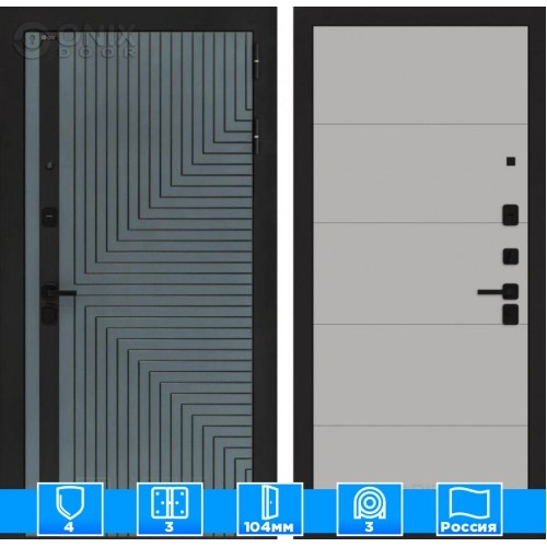 Входная дверь CREDOR 13 - Грей софт