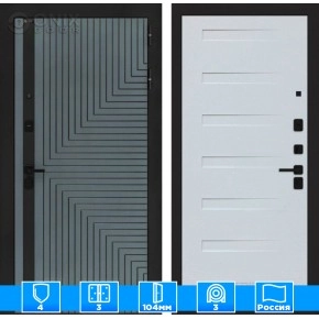 Входная дверь CREDOR 14 - Дуб кантри белый горизонт