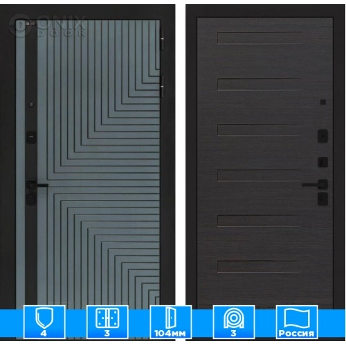 Входная дверь CREDOR 14 - Эковенге горизонтальный