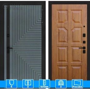 Входная дверь CREDOR 17 - Золотой дуб